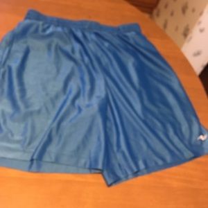Men’s Orange And Blue Shorts